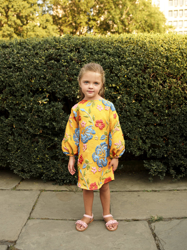 Toddler Yellow Good Luck Dress - Arianne Elmy