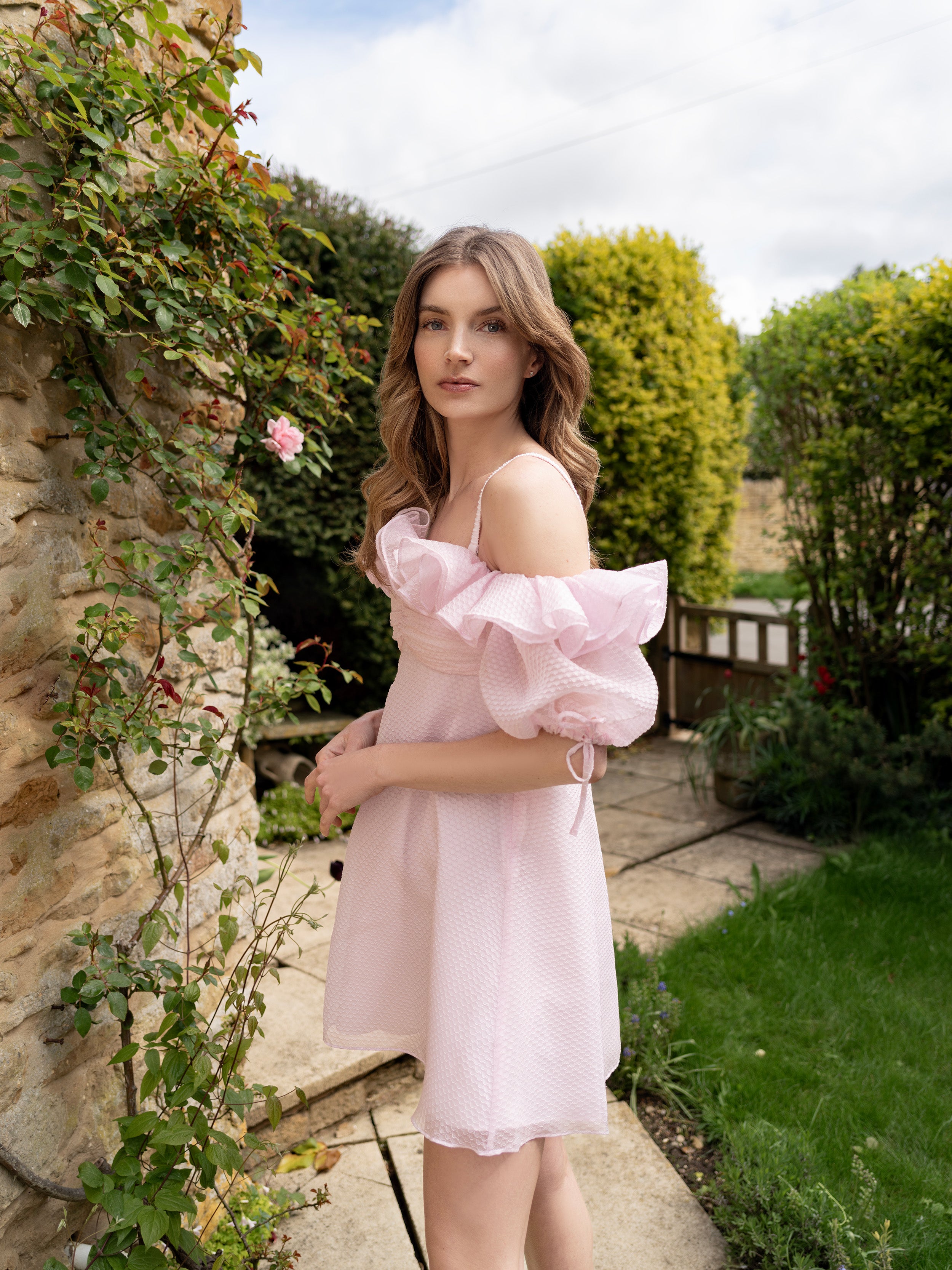 aure dress - candy pink l reviews Carolynn Maxi Dress