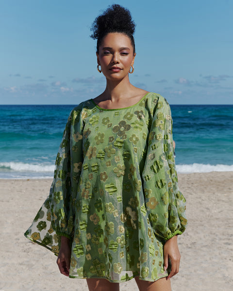 Retro Green Organza Good Luck Dress– Arianne Elmy