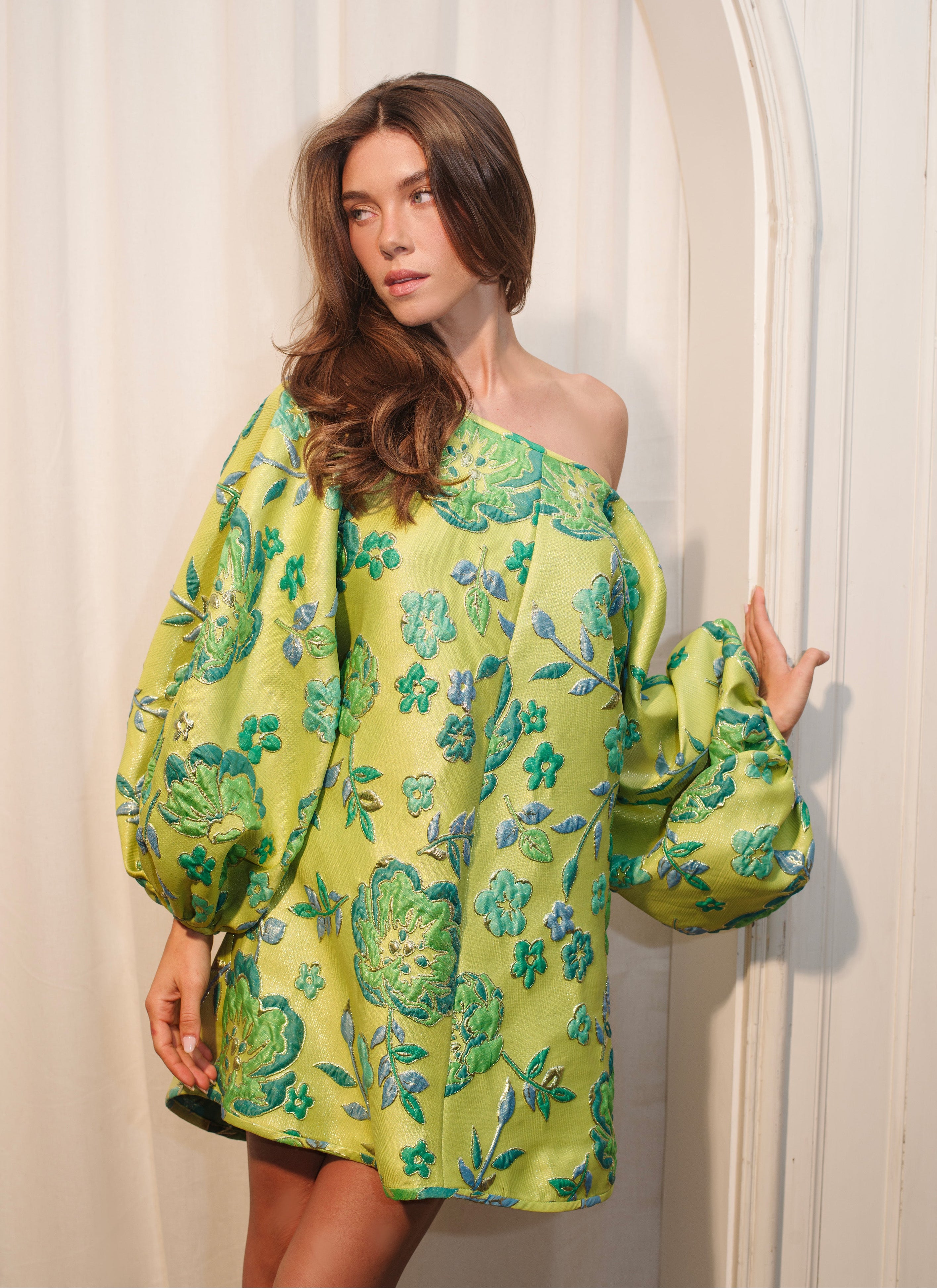 Monochrome Lime Green Good Luck Dress– Arianne Elmy