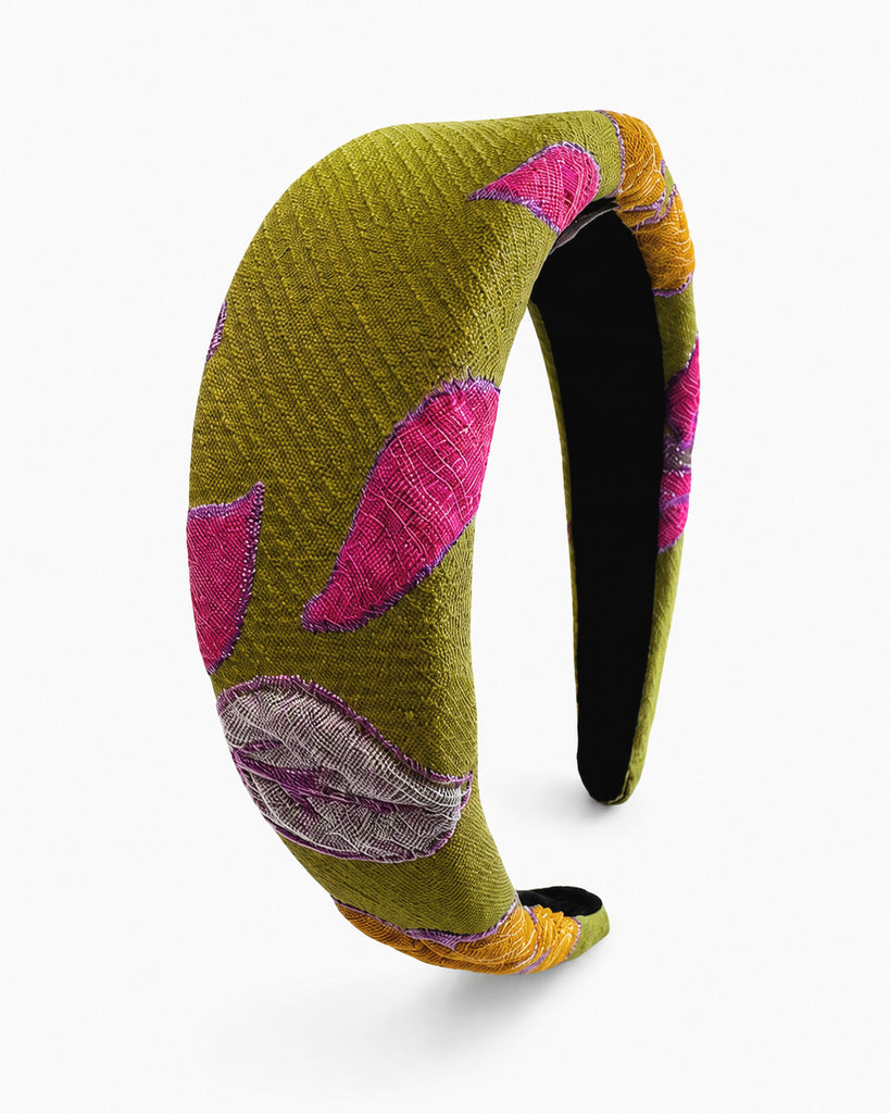 Retro Green Good Luck Headband