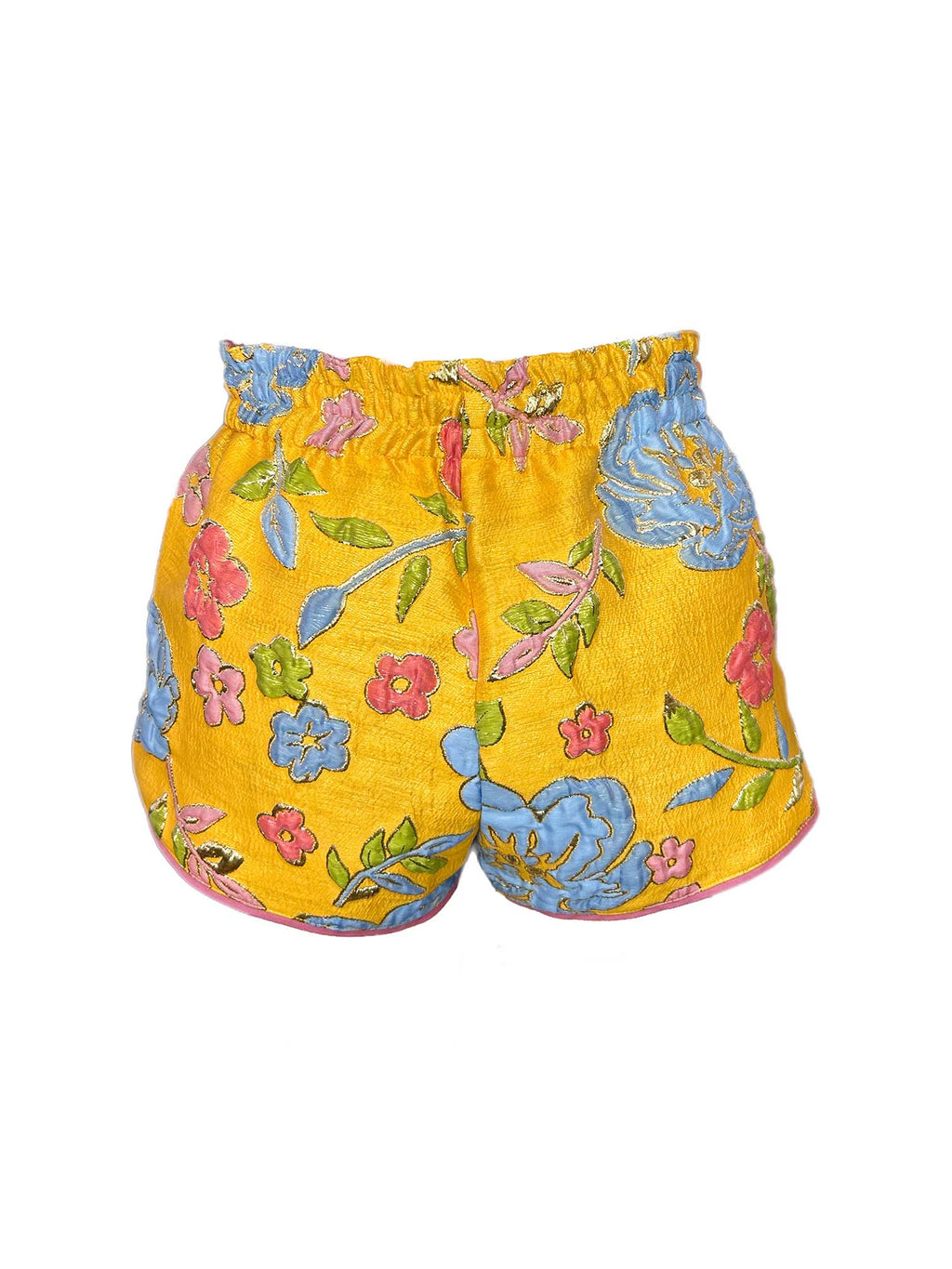 Yellow Good Luck Shorts