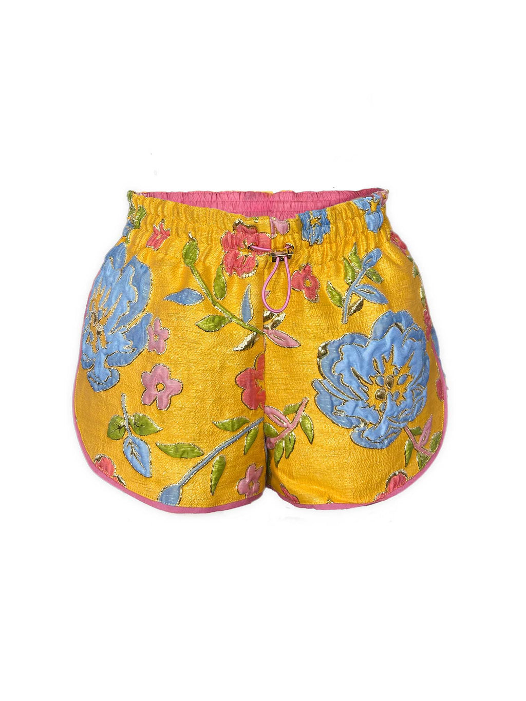 Yellow Good Luck Shorts