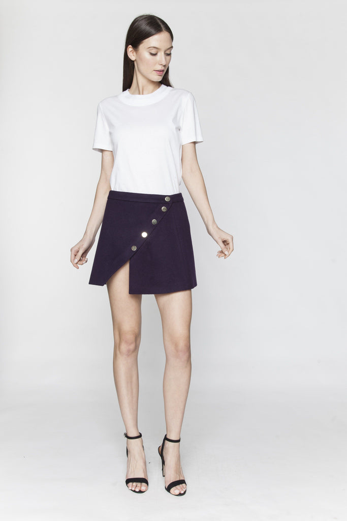 Asymmetrical Snap Skirt - Arianne Elmy